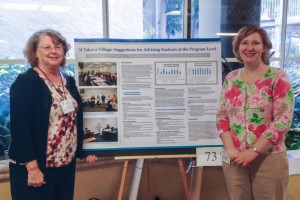 Human services faculty members Deb Q. Bechtel, left, and Susan Slamka presented student advising ideas at the 37th annual National Institute on the Teaching of Psychology, held at St. Pete Beach, Fla. 