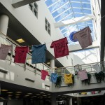 T-shirt testimony aired on library "clothesline"
