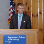 G. Patrick Butler, a 2007 computer information systems graduate now working for Amtrak in Philadelphia, recounts what attracted him to Penn College in the first place: the people, the personal interaction and the positive attitude of a clerk in the Wildcat Express convenience store.