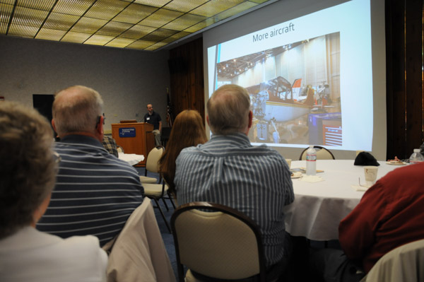 Tylor J. Burkett, an aviation maintenance technology student from Middletown, offers a photo tour of the Lumley Aviation Center and what he has learned there.