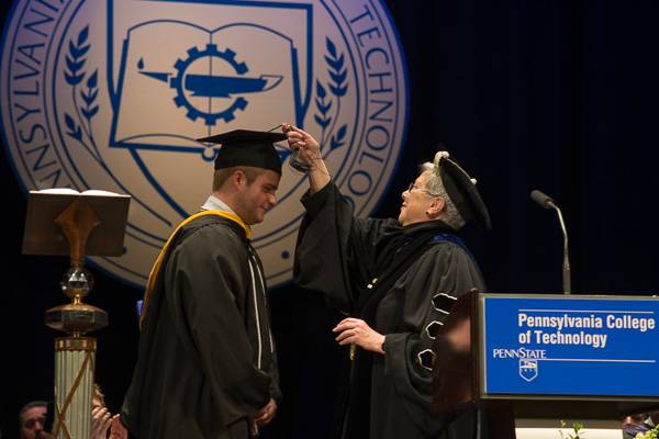 And in the turn of a tassel, a baccalaureate candidate becomes 