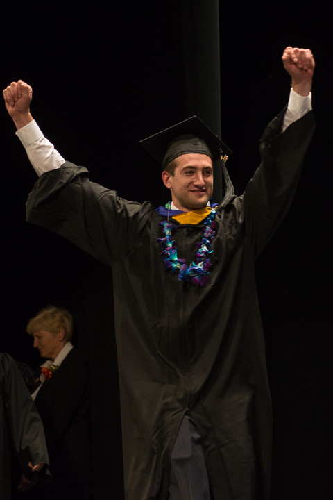 A new grad exults in his brief 