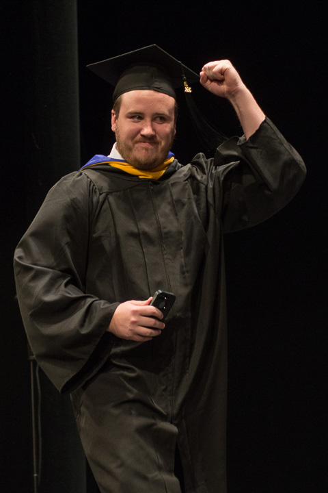 Fist-pumping with pride