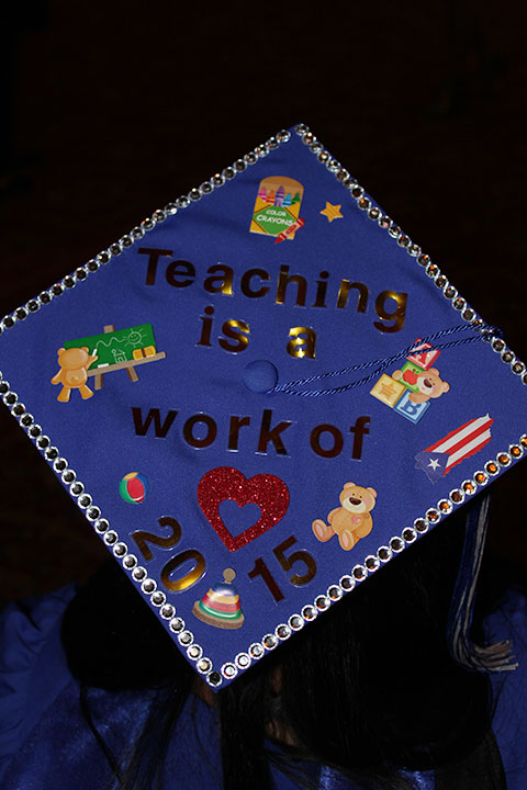 An early childhood education graduate, set to pour her heart into her work.
