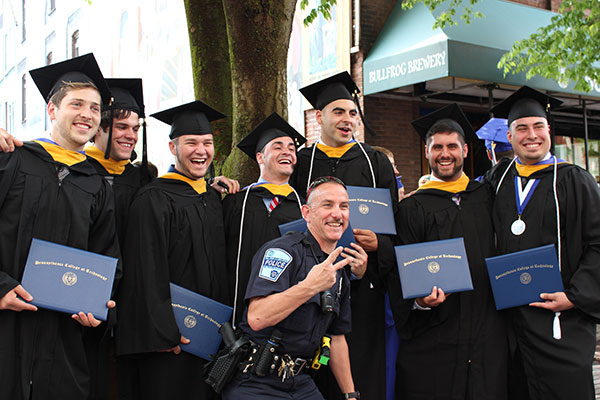 Penn College Police Officer Charles E. O'Brien says farewell to another group of students-turned-friends.