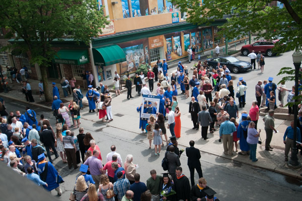 A bird’s-eye-view of post-graduation activity