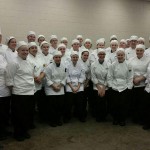 In an atypically calm moment, Penn College students and faculty take a photographic pause from their Derby duties.