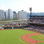 The Pittsburgh skyline provides a scenic backdrop for the home team's 4-3 victory.