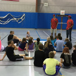 Three players from the Williamsport Crosscutters roster retrace their career path in a visit with summer campers ...