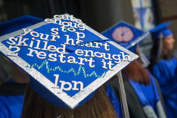 An LPN grad's humorous and heart-stopping status
