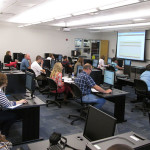 A workshop on Penn College's P.L.A.T.O. (Platform for Learning and Teaching-Online system is offered in Madigan Library by the Office of Instructional Technology.