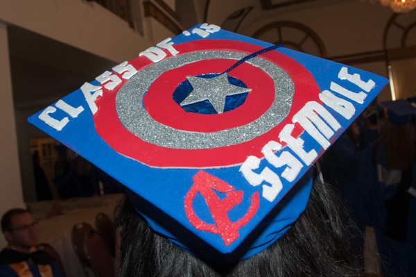 Calling an assembly of the superhero grads of 2015.