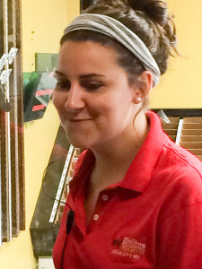 Kristin E. Swartz, a hospitality management student from Middletown