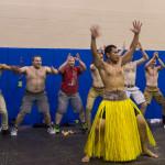 Polynesian dancers add authenticity ... 