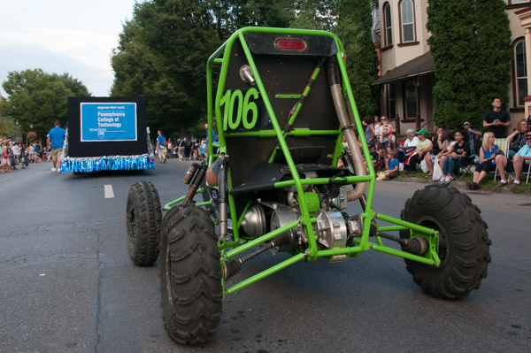 Impressive from all angles – Penn College and the product (an off-road Baja vehicle that competes nationally) of a hands-on education.