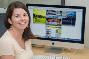 Penn College student Tammy R. Smith, of South Williamsport, is helping to optimize the Little League Baseball website.