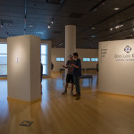 Students crisscross the gallery, satisfying their curiosity – and various class assignments.