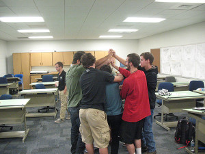 ... among the day's team-building activities.