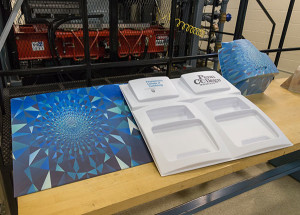 Powell and Fry used proprietary technology from SEKISUI SPI to create several parts. 