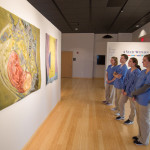 From the radiography lab to the art gallery, students enjoy an inspired view of inner workings. From left: Nicole L. Brungard, Conor D. Flynn, Danielle J. Shindledecker and Taylor E. Hoffman. 