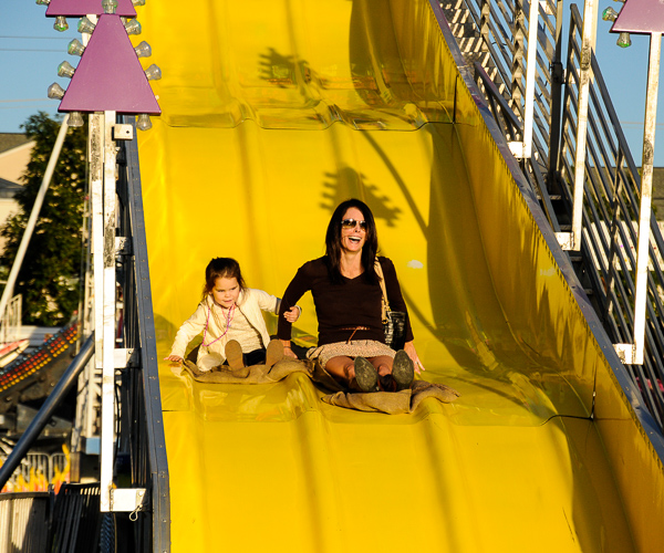 Smiles confirm why it's called the Fun Slide!