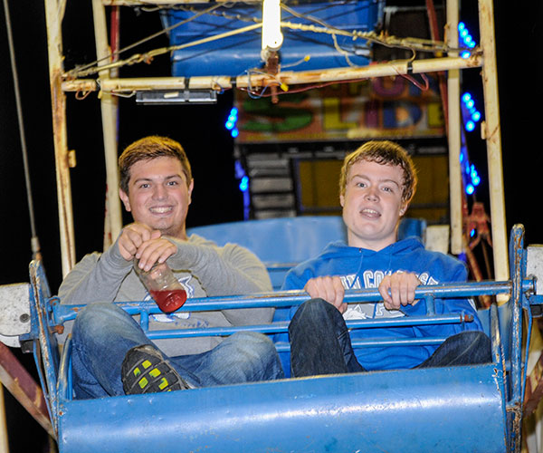 What goes around comes around on Bartlebaugh Amusements' Ferris wheel.