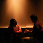 Stereotypes are dissected in a re-enacted interview involving Kacie L. Weaver, an applied human services student from Harrisburg, and George W. Settle III, a welding and fabrication engineering technology major from Dillsburg.