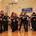 The Wildcat Dance Team performs at midcourt.