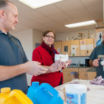 Educators from Southern Columbia Area and Susquehanna Township school districts get a hands-on lesson in mold-making in the industrial and human factors design lab.