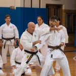 Penn College martial arts coach George T. Vance Jr., a part-time faculty member in fitness and lifetime sports, demonstrates.