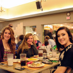 Grateful smiles, shared among friends