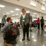 Getting a cuddly lapful of Gus