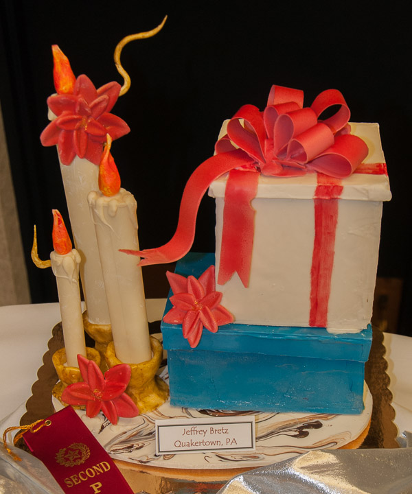 Jeffrey L. Bretz, of Quakertown, sculpted the second-place entry in Principles of Chocolate Works.