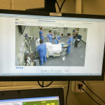 A second group of students takes its turn.