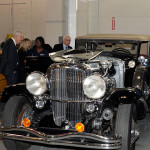Members are impressed by the 1929 Duesenberg Model J Victoria, powered by a Lycoming engine and in the lab for museum restoration.