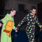 Taking to the floor in their comfiest "Ninja Turtle" attire are Amanda N. Suda, of Harrisburg, enrolled in landscape/horticulture technology: plant production emphasis, and Johnathan T. Capps, of North Wales, majoring in mechatronic engineering technology.