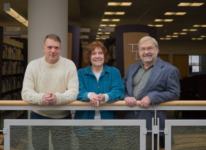 Faculty members (from left) John D. Maize, Sandra Lakey and Joe Loehr will present a colloquium focused on technology and interpersonal communication on Feb. 23 at Penn College. 