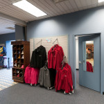 A new fitting room is available along the south side of The College Store.