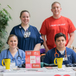 Participating SNA members (clockwise from rear left) are Kasandra L. Smoyer, of Spring Mills; Chad R. Guiswite, of Loganton; Rene Ramirez, of Jersey Shore; and Kimberly A. Lindsey, of Milton.