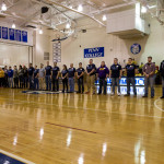 Making a powerful visual statement, 22 Penn College veterans represent the number of servicemen and women lost to suicide each day. 