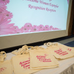 Honorees were presented with totes denoting their "awesome" status. 
