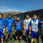 The Penn College lacrosse club team makes good use of its custom-fit mouthguards.