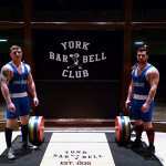 Cusatis (left) and Sevrin at the York Barbell Club ...