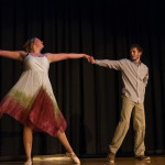 Rachel E. Winand, of Nottingham, and Ryan Rousseau, of Pipersville, dance to Ed Sheeran's "Tenerife Sea."