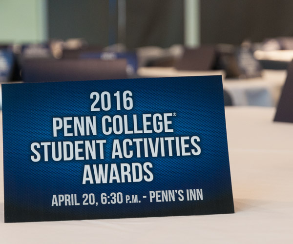 A table tent tells the tale.