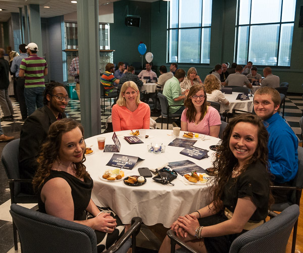 Students Making a Contribution, one of the many vital campus organizations on hand