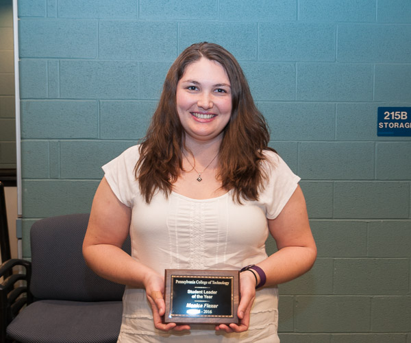 Monica A. Flexer, a nursing major from Williamsport, was named Student Leader of the Year.