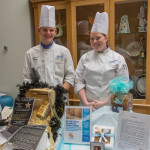 Jeffrey L. Bretz, of Quakertown, and Courtney K. Brown, of Hanover, show off their business concepts: The Back Door Bakery (“the one and only boozy bakery in Washington, D.C.”), and Two Hands, Two Cookies bakery.