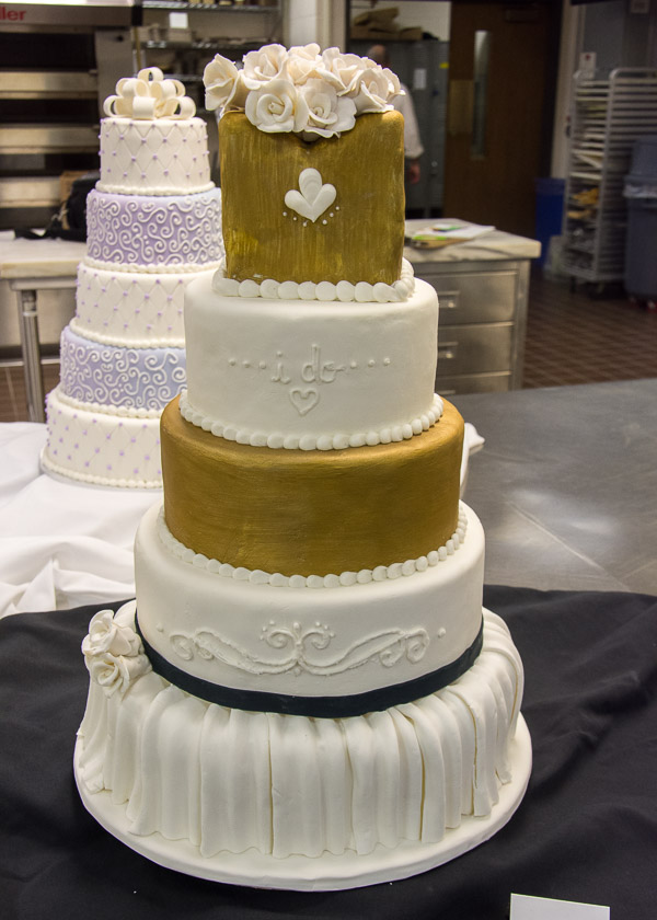 A cake by Brittany L. Mink, of Allentown, shows a variety of techniques.