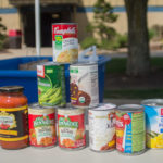 A sampling of canned goods donated to The Cupboard, a food pantry for Penn College students to be launched by Dining Services this fall